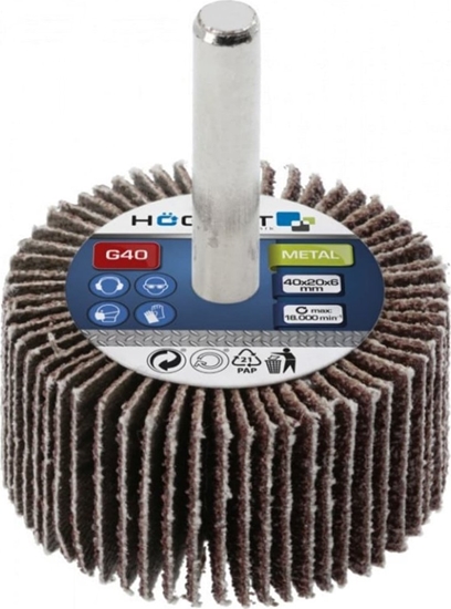 Picture of Högert Technik ciernica listkowa trzpieniowa 40x20x6 G80