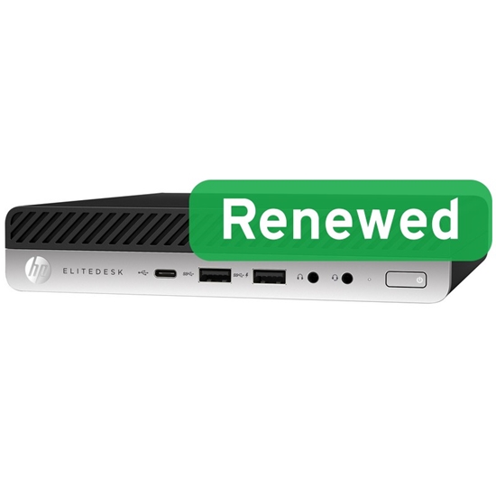 Picture of HP Renewed Grade A | EliteDesk 800 G4 | Intel Core i5 | i5-8500T | 8 GB | SSD | 256 GB | Intel UHD Graphics 630 | Windows 11 Pro