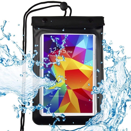 Picture of Hurtel Universal waterproof case for phone / tablet up to 8 inches black