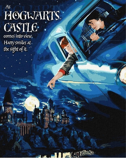Изображение Ideyka Malowanie po numerach -Harry Potter lot samochodem
