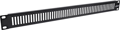 Изображение InLine InLine® 19" blind panel perforated, 2U, RAL 9005 black