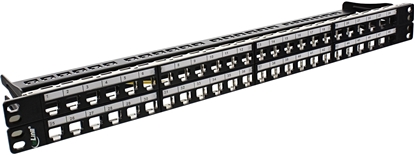 Изображение InLine InLine® Blank Patch Panel 19" for 48 Port RJ45 Keystones 1U black