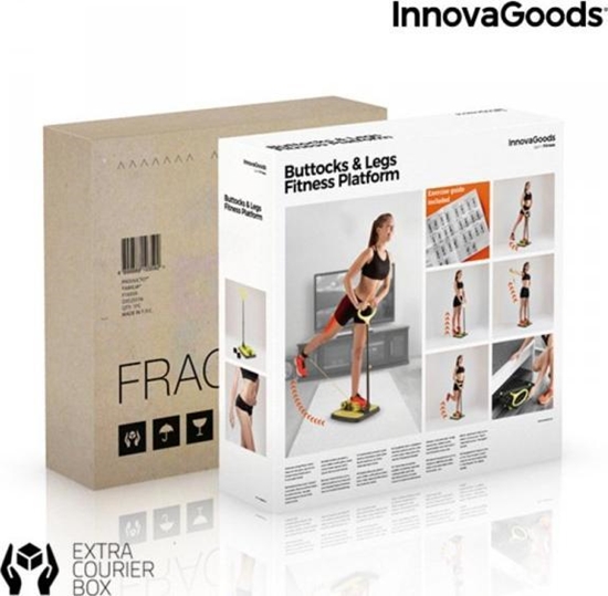 Picture of InnovaGoods Platforma Wibracyjna do wicze z Akcesoriami i Przewodnikiem z wiczeniami IG117209