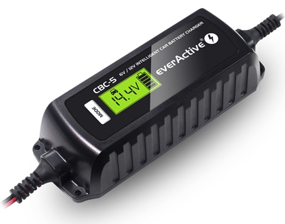 Attēls no Inteleģents Lādētājs auto, motociklu u.c. akumulatoriem 6V un 12V , 3.8A max CBC-5