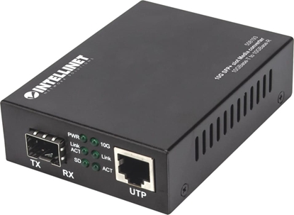 Picture of Intellinet 508193 tīlkla mediju pārveidotājs 10000 Mbit/s Melns