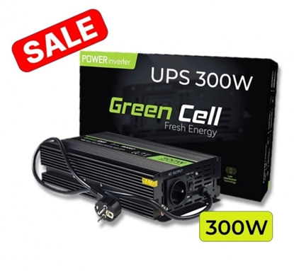 Изображение Invertors / UPS 12V uz 230V ar tīru sīnusu, 300W / 600W – piemērots apkures sūkņiem