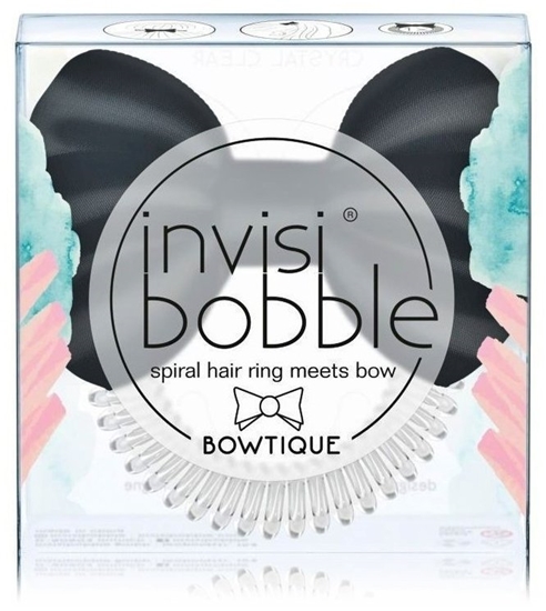 Picture of InvisiBobble Bowtique True Black Hair Elastic