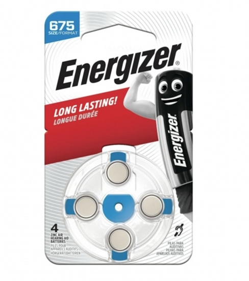 Picture of Izmērs 675 baterijas 1.45V Energizer Zn-Air PR44 iepakojumā 4 gb.