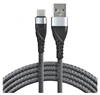 Picture of Izturīgs neilona pinuma kabelis USB – USB-C | 200 cm | Ātrā uzlāde 3A | Dati līdz 480 Mb/s | everAct
