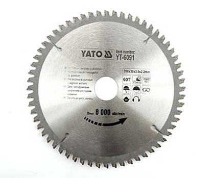 Attēls no Yato Pia tarczowa do aluminium 200x30mm 60z YT-6091