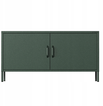 Изображение Jan Nowak Szafka RTV metalowa na nókach butelkowa ziele Modern ROSA, 1150 x 595 x 400 mm