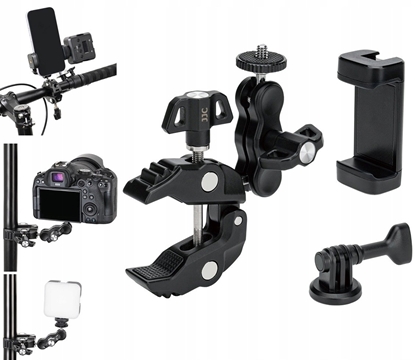 Picture of JJC Magic Arm Zestaw Montaowy Klips Imado Na 1/4"" + Uchwyt Telefon + Gopro / Mfc-k1