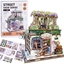 Picture of Jokomisiada Drewniane PUZZLE 3D Seria budynek Kwiaciarnia z owietleniem 243 elementów ZA6015