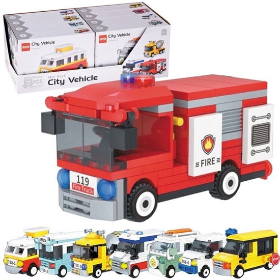 Picture of Jokomisiada Klocki konstrukcyjne CITY VEHICLE - modele serii: pojazdy miejskie ZA5854 EDUKAMP