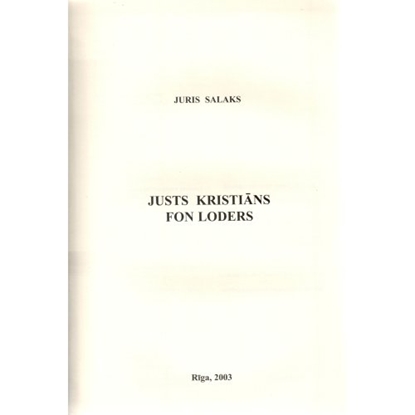 Picture of Justs Kristiāns Fon Loders