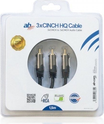 Изображение Kabel AB-com Kabel AB HQ 3xCINCH 1,5m