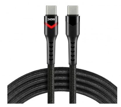 Attēls no Kabelis | USB-C | 100 cm | Ātrā uzlāde 5A/48V 240W | Dati līdz 480 Mb/s | everActive
