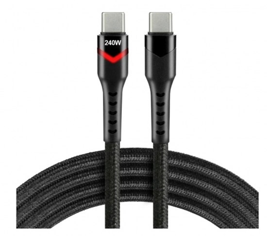 Picture of Kabelis | USB-C | 200 cm | Ātrā uzlāde 5A / 48V (240 W) | Dati līdz 480 Mb/s | everActive