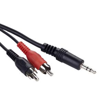Attēls no Kabelis AUDIO STEREO 3.5mm. 2.5m. Gembird CCA-458