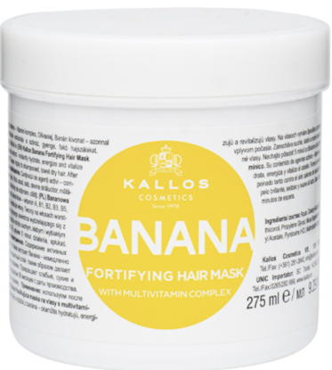 Attēls no Kallos Cosmetics Banana Hair Mask 275ml