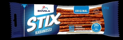 Изображение Karsti kūpinātas nūjiņas KABANOSSI 45g BIOVELA