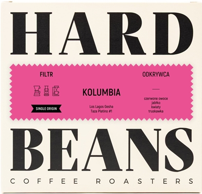Picture of Kawa ziarnista Hard Beans Kolumbia Los Lagos Gesha Taza Platino #1 200 g