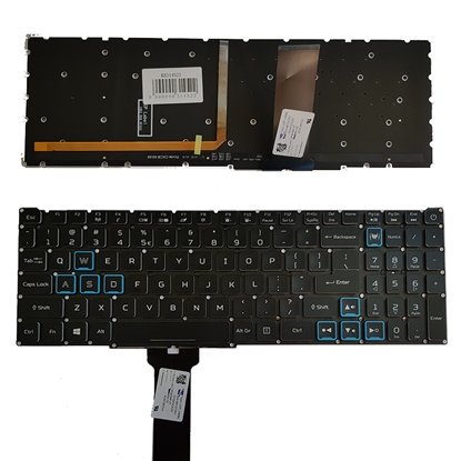 Attēls no Keyboard AACER PH315-52 PH317-53 PH317-53-7777 , US, with bachlight