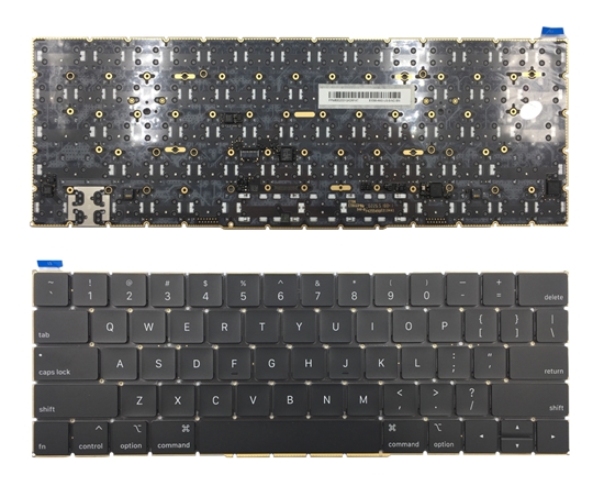 Picture of Keyboard APPLE Macbook Pro 13, 15, A1989, A1990 with Touch Bar (US)