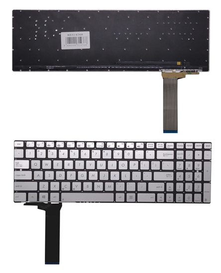 Изображение Keyboard ASUS N550J, US (silver)