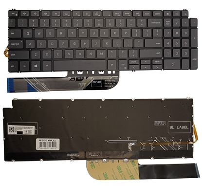 Attēls no Keyboard DELL 5584, 5590, 5593, 5594, 5598, with backlight, US
