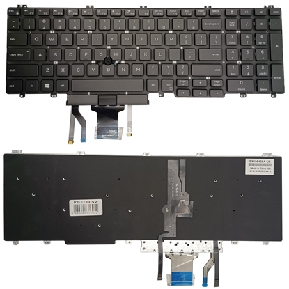 Attēls no Keyboard DELL Latitude 5500, with backlight and trackpoint