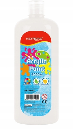 Picture of Keyroad Farba akrylowa KEYROAD, 1000ml, butelka, biaa