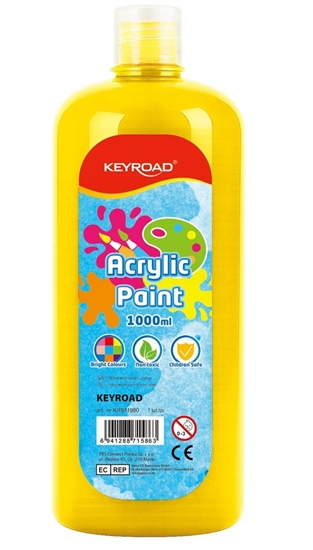Picture of Keyroad Farba akrylowa KEYROAD, 1000ml, butelka, óta