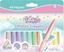 Attēls no Keyroad Kredki wiecowe KEYROAD Pastel, plastikowe, dwustronne, 12 szt., mix kolorów pastelowych