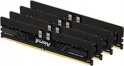 Attēls no KINGSTON 64GB 6400MT/s DDR5 ECC Reg CL32 DIMM Kit of 4 FURY Renegade Pro EXPO