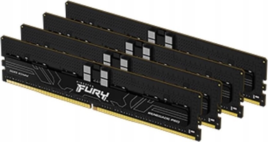 Picture of KINGSTON 64GB 6400MT/s DDR5 ECC Reg CL32 DIMM Kit of 4 FURY Renegade Pro EXPO
