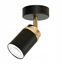 Изображение Kinkiet Luminex Reno 5163 kinkiet lampa sufitowa spot 1x8W GU10 czarny zoty