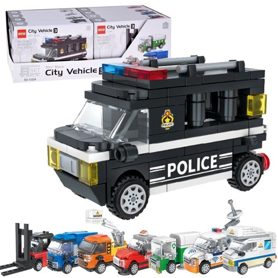 Изображение Klocki konstrukcyjne CITY VEHICLE 3 modele z serii: pojazdy miejskie ZA5853 EDUKAMP