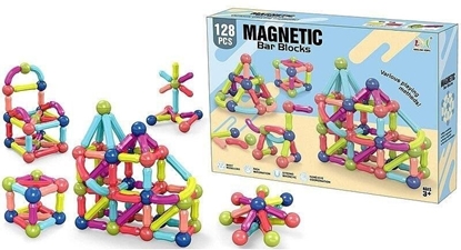 Изображение Klocki magnetyczne 3D 128el