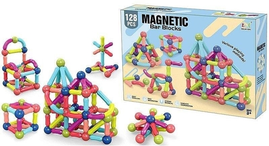 Изображение Klocki magnetyczne 3D 128el