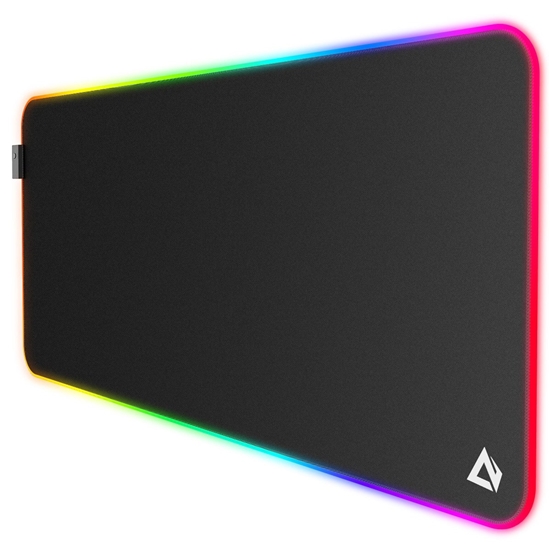Picture of KM-P7 RGB podkładka pod mysz i klawiaturę XXL gamingowa| 900x400x4mm | wodoodporna | gumowany spód | aplikacja G-aim Control Center