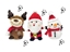 Изображение Koala Games G2586 Christmas Danging, Singins  & Lighting Plushes 24 cm