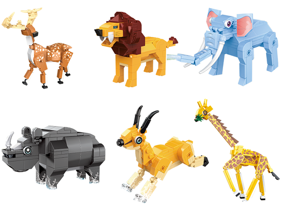Изображение Koala Games G2667 Animals Blocks (Random)