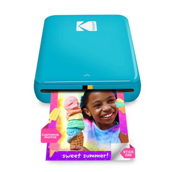 Picture of Kodak STEP Instant Mobile Photo printer Colour ZINK 2x3'' 1 ppm, Bluetooth, Blue