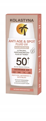 Attēls no KOLASTYNA OPALANIE KOLASTYNA Anti Age & Spot SPF50+ Ultralekki fluid przeciwsoneczny do twarzy Koloryzujcy 40 ml
