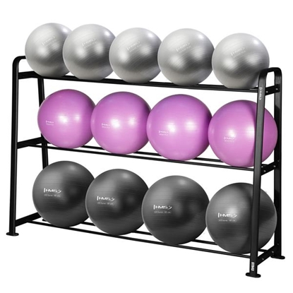 Picture of Komplekts SET OF 13 GYM BALLS YB02 + STR43 RACK HMS