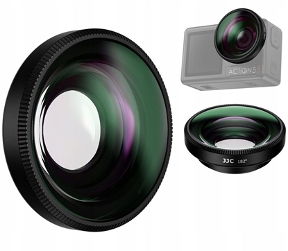 Attēls no Konwerter JJC Obiektyw Fov Boost Lens Soczewka 182° Konwerter Do Dji Osmo Action 5 Pro / Osmo Action 4 / F-dwa