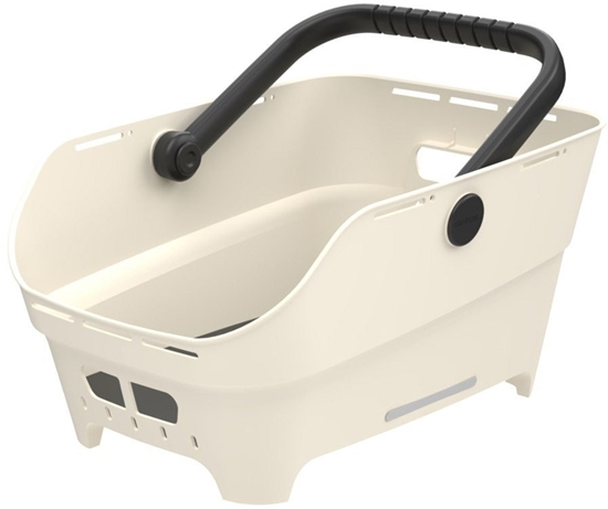 Изображение Basil Kosz na tylny baganik BASIL CENTO NEO rear bicycle basket MIK Hooks System off-white