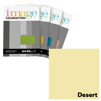 Picture of Krāsains papīrs A4, 50 loksnes, 80g/m2, bāli dzeltena krāsa, Image Coloraction