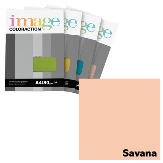 Picture of Krāsains papīrs A4, 50 loksnes, 80g/m2, gaiša laša krāsa, Image Coloraction